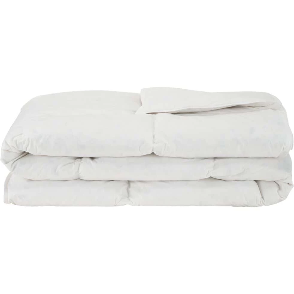 NAIA - Couette Tempérée En Duvet Et Plumettes De Canard - Blanc 240x220cm 3 NAIA - Couette Tempérée En Duvet Et Plumettes De Canard - Blanc 240x220cm