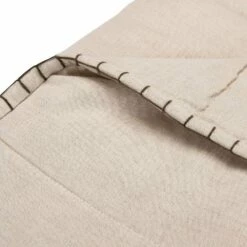 SCACCHI - Couvre-lit En Lin Et Coton Finition Point De Cheval - Beige 130x170cm -Doublures De Lit Soldes 2024 COUVRE LIT SCACCHI 27172483 Z 1