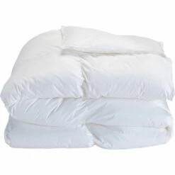 PANDORE - Couette Chaude Percale De Coton Et Fibre Siliconée - 240x220cm