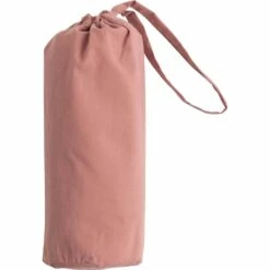 CALANQUES - Drap Housse En Coton - Rouge Ricin 90x200cm B25cm -Doublures De Lit Soldes 2024 DRAP HOUSSE CALANQUES 27360088 D 1