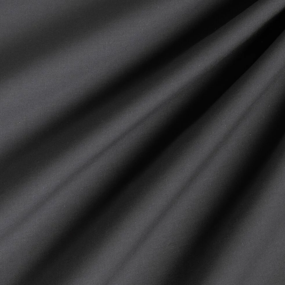 FLORE - Drap Housse En Percale De Coton - Gris Ardoise 160x200cm B30cm 4 FLORE - Drap Housse En Percale De Coton - Gris Ardoise 160x200cm B30cm – Image 2