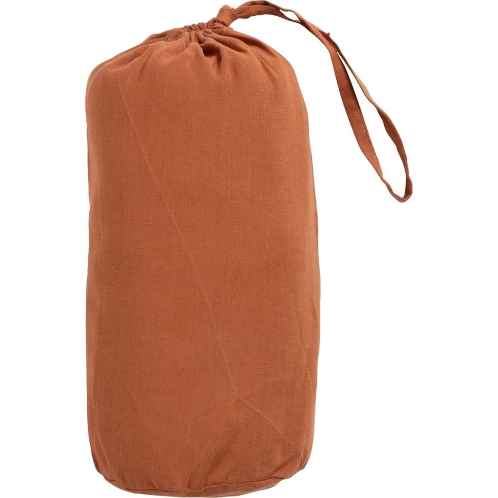 VENCE - Drap Housse En Lin Lavé - Marron Rustrel 160x200cm B28cm 4 VENCE - Drap Housse En Lin Lavé - Marron Rustrel 160x200cm B28cm – Image 2