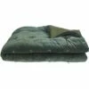 EDEN - Édredon En Velours De Coton Surpiquage Pompons - Vert Cèdre 100x180cm -Doublures De Lit Soldes 2024 EDREDON VELOURS UNI EDEN 26505800 F 1