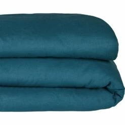 VENCE - Housse De Couette En Lin Lavé - Bleu Figuerolles 240x220cm