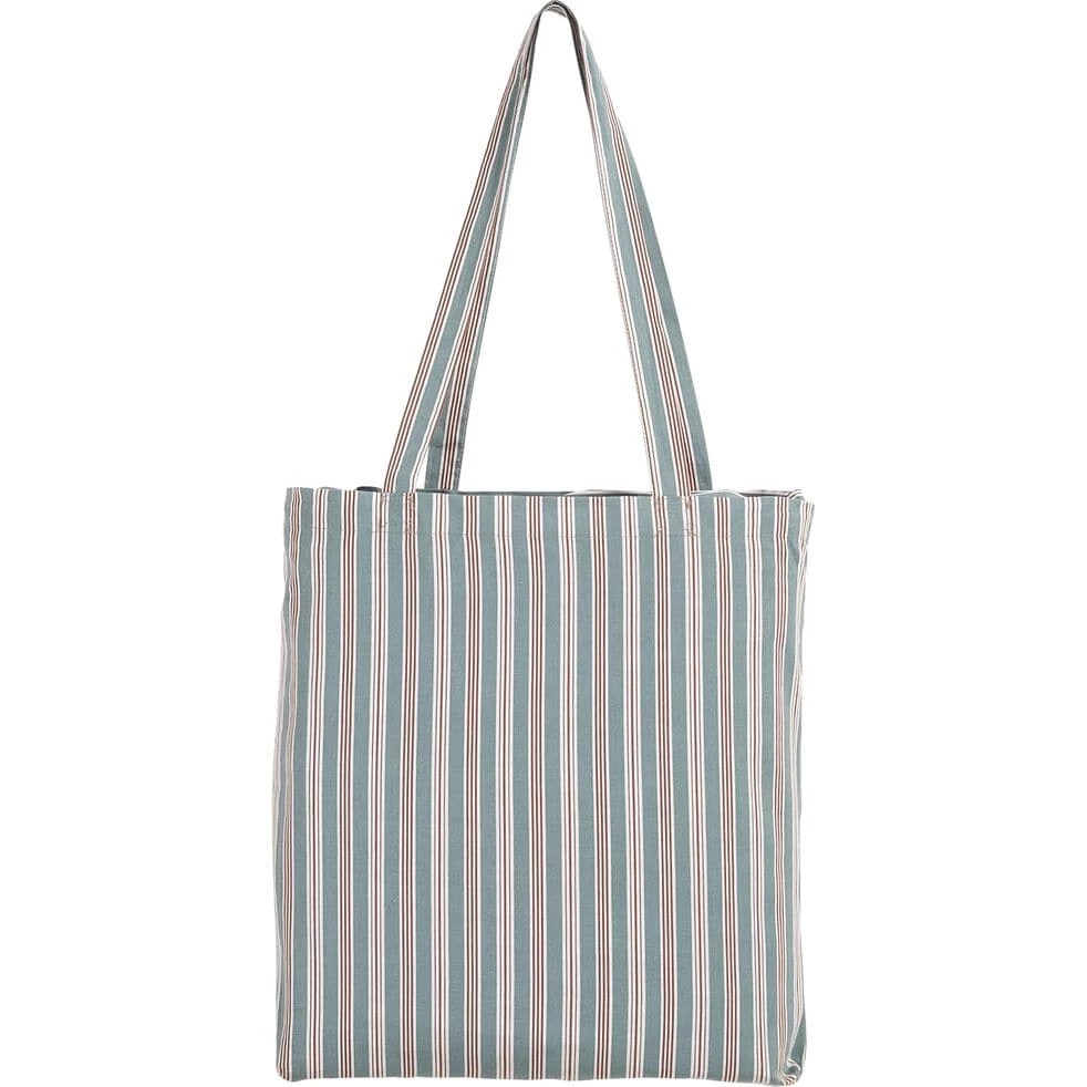 VERGA - Housse De Couette à Rayures En Coton - Bleu 240x220cm 3 VERGA - Housse De Couette à Rayures En Coton - Bleu 240x220cm – Image 2