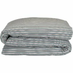 VERGA - Linge De Lit En Coton à Rayures - Bleu -Doublures De Lit Soldes 2024 HOUSSE DE COUETTE VERGA 27311639 F 1