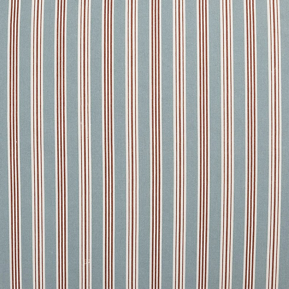 VERGA - Housse De Couette à Rayures En Coton - Bleu 240x220cm 4 VERGA - Housse De Couette à Rayures En Coton - Bleu 240x220cm – Image 3