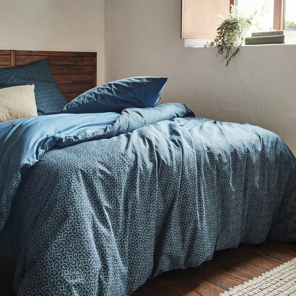 MOSAIQUE - Housse De Couette 240x220cm Et 2 Taies D'oreiller 63x63cm En Coton - Motifs Mosaïque 12 MOSAIQUE - Housse De Couette 240x220cm Et 2 Taies D'oreiller 63x63cm En Coton - Motifs Mosaïque – Image 10