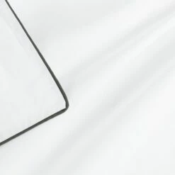 BONSON - Housse De Couette En Percale De Coton - Blanc 260x240cm -Doublures De Lit Soldes 2024 Housse de couette BONSON 27483992 Z 2