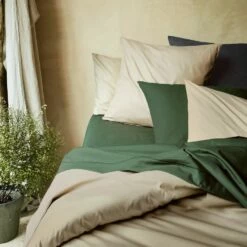 CALANQUES - Housse De Couette En Coton - Beige Alpilles 240x220cm -Doublures De Lit Soldes 2024 Housse de couette CALANQUES 27100622 A 1