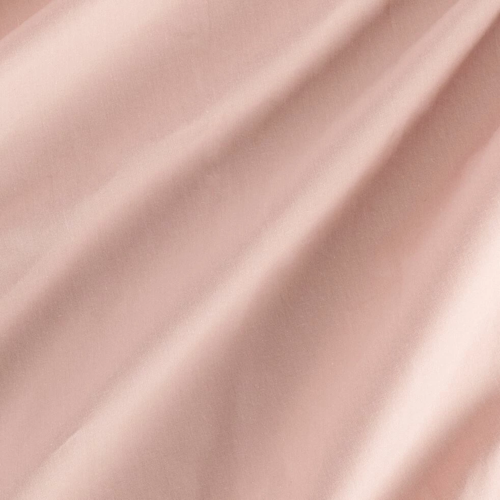 FLORE - Housse De Couette En Percale De Coton - Rose Salina 260x240cm 4 FLORE - Housse De Couette En Percale De Coton - Rose Salina 260x240cm – Image 2