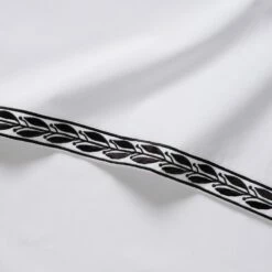 KISSOS - Housse De Couette 260x240cm Et 2 Taies D'oreiller 63x63cm En Percale De Coton - Blanc -Doublures De Lit Soldes 2024 Housse de couette KISSOS 27573143 Z 3