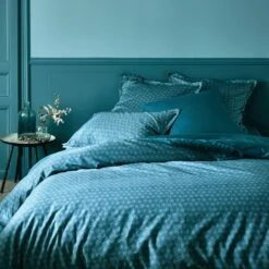 SOUN - Linge De Lit En Satin De Coton - Motifs Jasmin