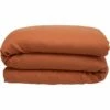 VENCE - Housse De Couette En Lin Lavé - Marron Rustrel 240x220cm 2 VENCE - Housse De Couette En Lin Lavé - Marron Rustrel 240x220cm -Doublures De Lit Soldes 2024 Housse de couette VENCE 27363072 F 1