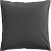 FLORE - Lot De 2 Taies D'oreiller En Percale De Coton - Gris Ardoise 65x65cm -Doublures De Lit Soldes 2024 LOT 2 TAIES FLORE 27390429 F 1
