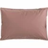 FLORE - Lot De 2 Taies D'oreiller En Percale De Coton - Brun Rhassoul 50x70cm