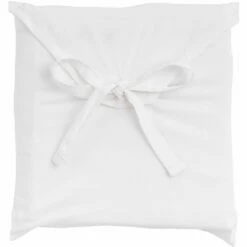 EZIO - Lot De 2 Taies D'oreiller En Percale De Coton Liseret Tressé Beige Alpilles - Blanc 50x70cm -Doublures De Lit Soldes 2024 LOT DE 2 TAIES EZIO 27446348 D 1