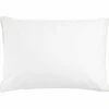 EZIO - Lot De 2 Taies D'oreiller En Percale De Coton Liseret Tressé Beige Alpilles - Blanc 50x70cm -Doublures De Lit Soldes 2024 LOT DE 2 TAIES EZIO 27446348 F 1
