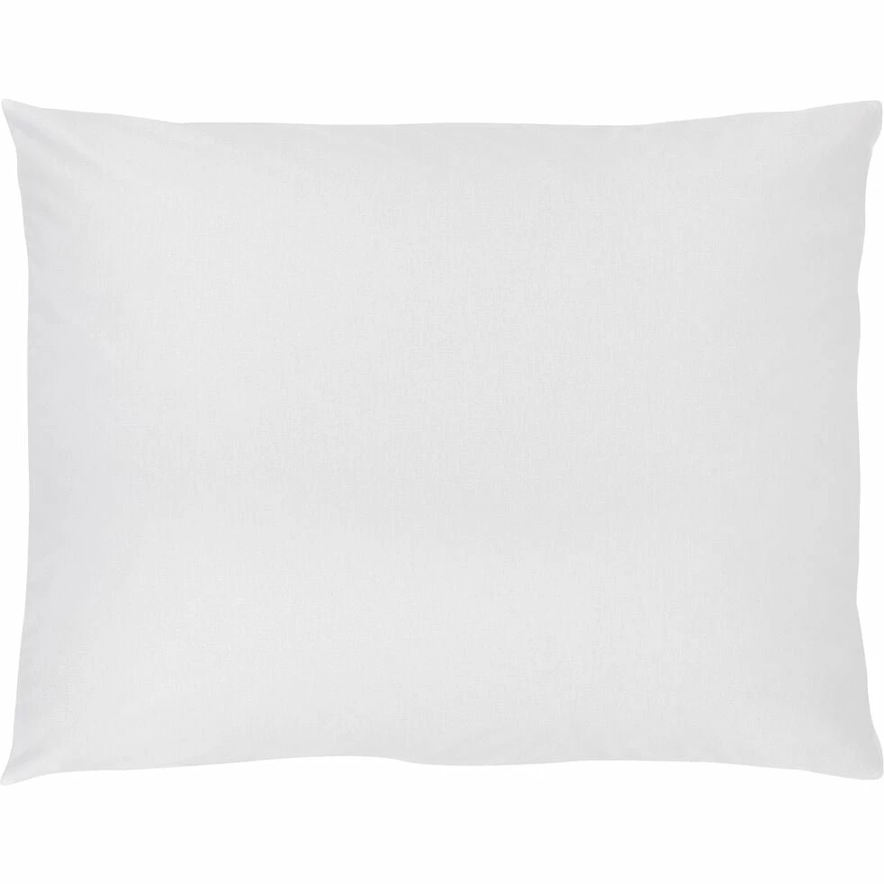 CALANQUES - Lot De 2 Taies Oreiller En Coton - Blanc 50x70cm 3 CALANQUES - Lot De 2 Taies Oreiller En Coton - Blanc 50x70cm