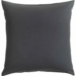 CALANQUES - Lot De 2 Taies D'oreiller En Coton - Gris Ardoise 65x65cm -Doublures De Lit Soldes 2024 Lot de 2 taies d oreiller CALANQUES 27360026 F 1