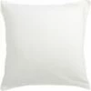 SATINE - Lot De 2 Taies D'oreillers En Satin Lavé De 65x65cm - Blanc Ventoux -Doublures De Lit Soldes 2024 Lot de 2 taies d oreiller SATINE 27624920 F 1