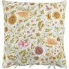 SOULEOU - Lot De 2 Taies D'oreiller En Coton Lavé à Motif Floral - Bleu 65x65cm 1 SOULEOU - Lot De 2 Taies D'oreiller En Coton Lavé à Motif Floral - Bleu 65x65cm -Doublures De Lit Soldes 2024 Lot de 2 taies d oreiller SOULEOU 27462065 F 1