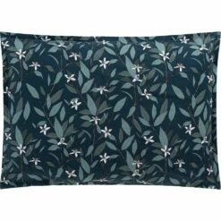 AZALEE - Lot De 2 Taies D'oreiller En Percale De Coton - Motifs Fleurs D'oranger 50x70cm