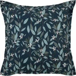AZALEE - Lot De 2 Taies D'oreiller En Percale De Coton - Motifs Fleurs D'oranger 63x63cm