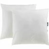KALEA - Lot De 2 Oreillers Moelleux En Coton Bio - Blanc 65x65cm -Doublures De Lit Soldes 2024 OREILLER KALEA 27327982 F 1