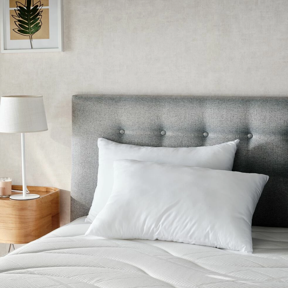 NAO - Lot De 2 Oreillers Moelleux Lavables - Blanc 45x70cm 5 NAO - Lot De 2 Oreillers Moelleux Lavables - Blanc 45x70cm – Image 3