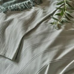 BELCODENE - Couvre-lit Tissé En Coton - Vert Olivier 230x250cm -Doublures De Lit Soldes 2024 PLAID BELCODENE 26498423 A 1