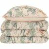 TASSELLI - Housse De Couette Et 2 Taies D'oreiller En Percale Ă Motifs Fleurs - Beige 240x220cm 1 TASSELLI - Housse De Couette Et 2 Taies D'oreiller En Percale Ă Motifs Fleurs - Beige 240x220cm -Doublures De Lit Soldes 2024 Parure TASSELLI 27520048 F 1