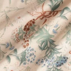 TASSELLI - Housse De Couette Et 2 Taies D'oreiller En Percale à Motifs Fleurs - Beige 240x220cm -Doublures De Lit Soldes 2024 Parure TASSELLI 27520048 Z 1