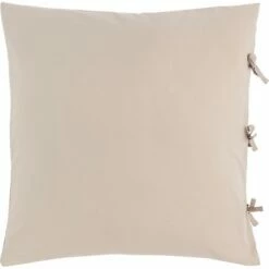 MANTA - Housse De Couette 240x220cm Et 2 Taies D'oreiller 65x65cm En Coton Lavé - Beige Alpilles -Doublures De Lit Soldes 2024 Parure linge de lit MANTA 27288320 F 2