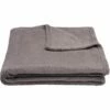 ROBIN - Couvre Lit Effet Polaire- Gris Restanque 180x220cm -Doublures De Lit Soldes 2024 Plaid ROBIN 26467139 F 1