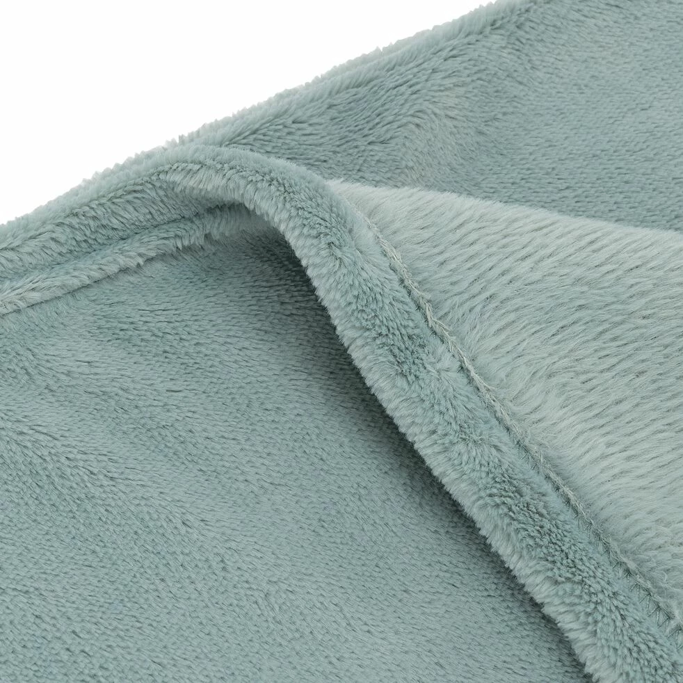 ROBIN - Couvre Lit Doux - Bleu Calaluna 180x220cm 4 ROBIN - Couvre Lit Doux - Bleu Calaluna 180x220cm – Image 2