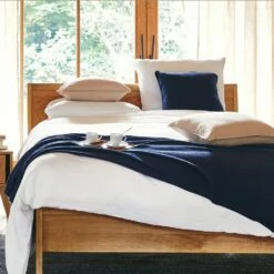 TESSALY - Couvre-lit En Gaze De Coton - Bleu Céou 180x230cm 11 TESSALY - Couvre-lit En Gaze De Coton - Bleu Céou 180x230cm -Doublures De Lit Soldes 2024 Plaid TESSALY 27406960 A 2