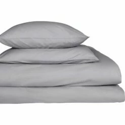CALANQUES - Lot De 2 Taies D'oreiller En Coton - Gris Restanque 50x70cm -Doublures De Lit Soldes 2024 TAIE D 39 OREILLER CALANQUES 26437323 D 2