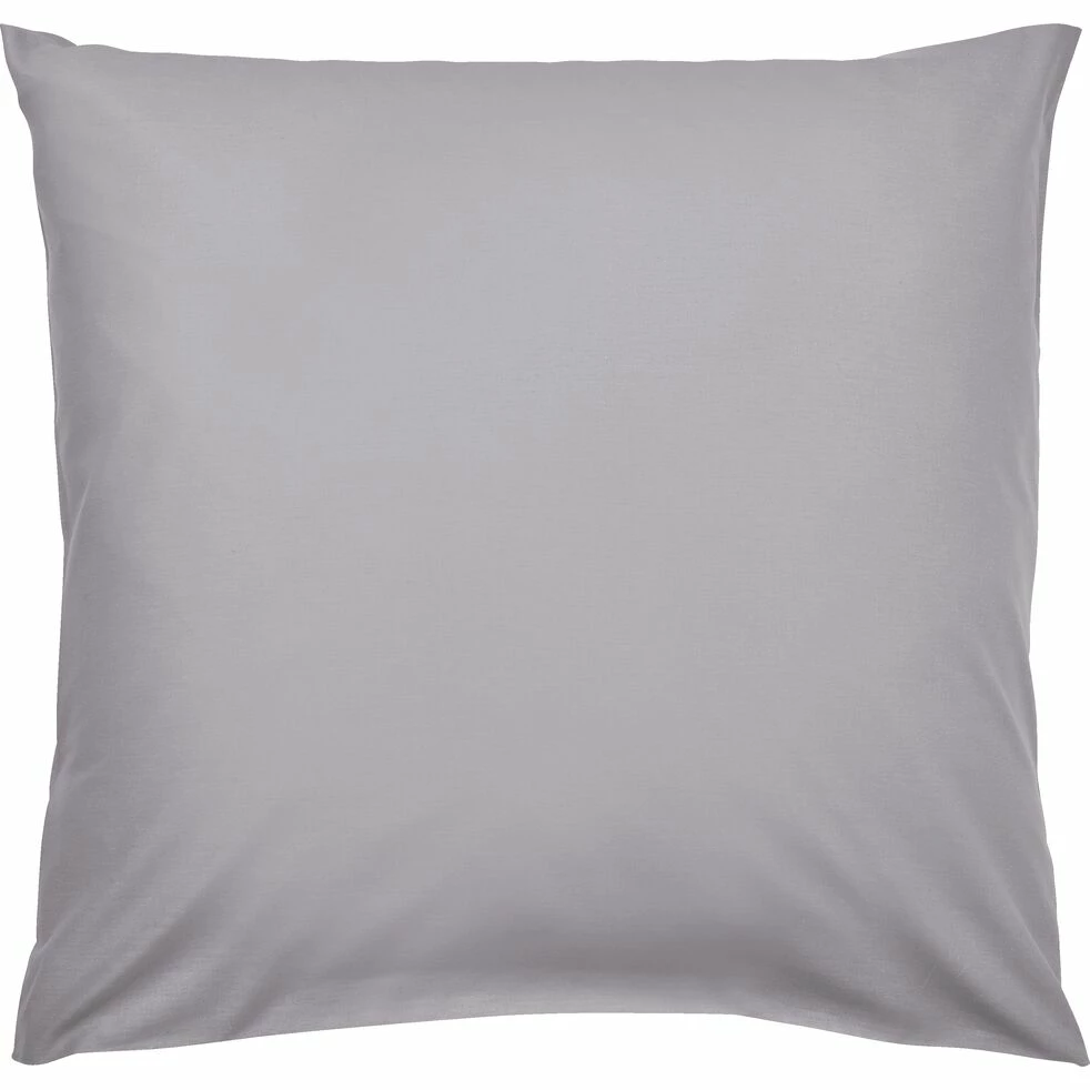CALANQUES - Lot De 2 Taies D'oreiller En Coton - Gris Restanque 65x65cm 3 CALANQUES - Lot De 2 Taies D'oreiller En Coton - Gris Restanque 65x65cm