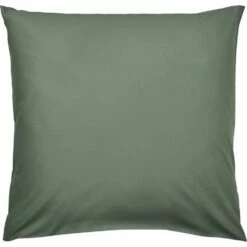 CALANQUES - Lot De 2 Taies D'oreiller En Coton - Vert Cèdre 65x65cm