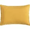 VENCE - Lot De 2 Taies D'oreiller En Lin Lavé - Jaune Argan 50x70cm -Doublures De Lit Soldes 2024 TAIES OREILLER VENCE 27362716 F 1
