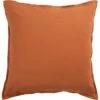 VENCE - Lot De 2 Taies D'oreiller En Lin Lavé - Marron Rustrel 65x65cm -Doublures De Lit Soldes 2024 TAIES OREILLER VENCE 27362778 F 1 1