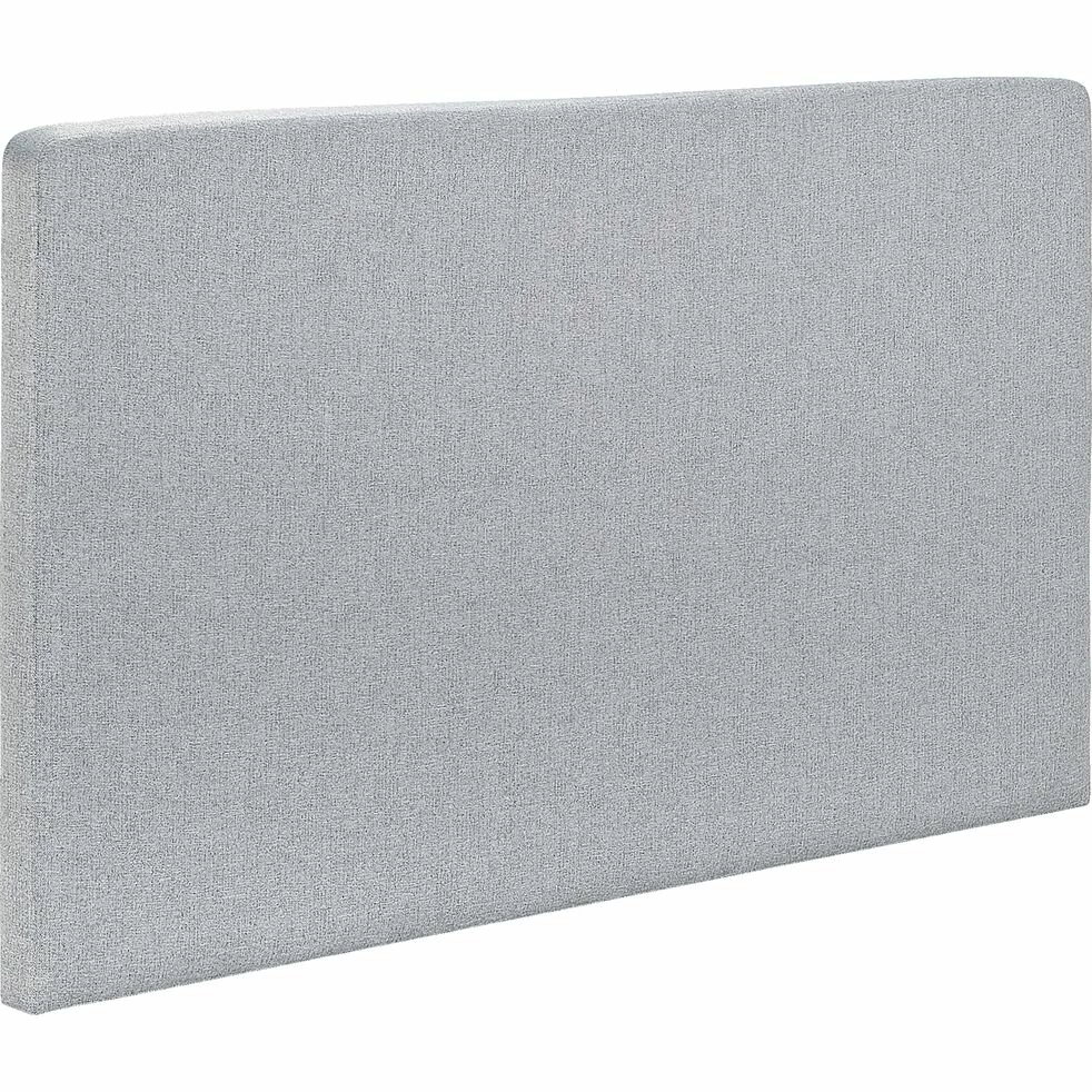 MELETTE - Tête De Lit Droite En Tissu - Gris Clair L190cm 3 MELETTE - Tête De Lit Droite En Tissu - Gris Clair L190cm – Image 2