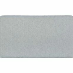 MELETTE - Tête De Lit Droite En Tissu - Gris Clair L190cm