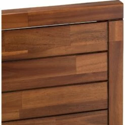 THAO - Tête De Lit En Acacia Massif - Bois Foncé L160cm -Doublures De Lit Soldes 2024 TETE DE LIT THAO 27340295 Z 1