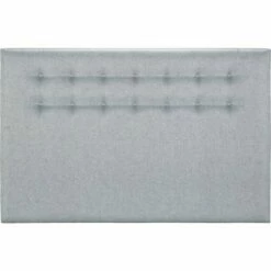 TIBOULEN - Tête De Lit Boutonnée En Tissu - Gris Clair L190cm