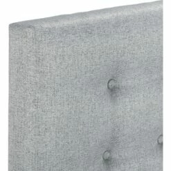 TIBOULEN - Tête De Lit Boutonnée En Tissu - Gris Clair L190cm -Doublures De Lit Soldes 2024 TETE DE LIT TIBOULEN 27086643 Z 1