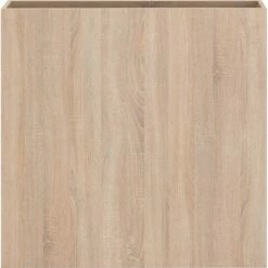 BALME - Tête De Lit En Bois Avec Rangements - Noir Et Effet Chêne Clair L100cm -Doublures De Lit Soldes 2024 Tete de lit BALME 26774886 B 1