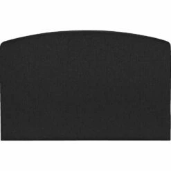 CORTIOU - Tête De Lit Galbée En Tissu - Gris Anthracite L170cm