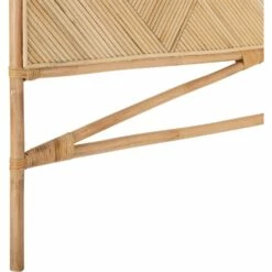MARIETTA - Tête De Lit Rectangulaire En Rotin - Bois Clair 130x170 -Doublures De Lit Soldes 2024 Tete de lit MARIETTA 27493489 Z 2